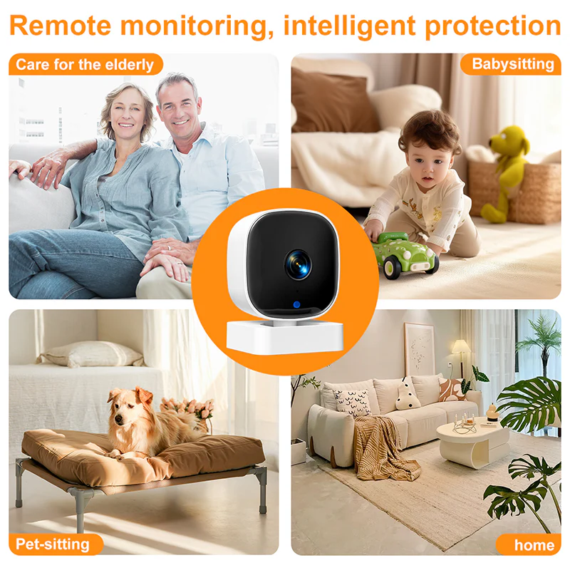 🔥 Caméra de sécurité Magnetic Crystal-clear 🎥 Vision nocturne couleur 🌙 Enregistrement 24h/24, 7j/7 et alertes intelligentes 🚨 Installation facile ! 🔒