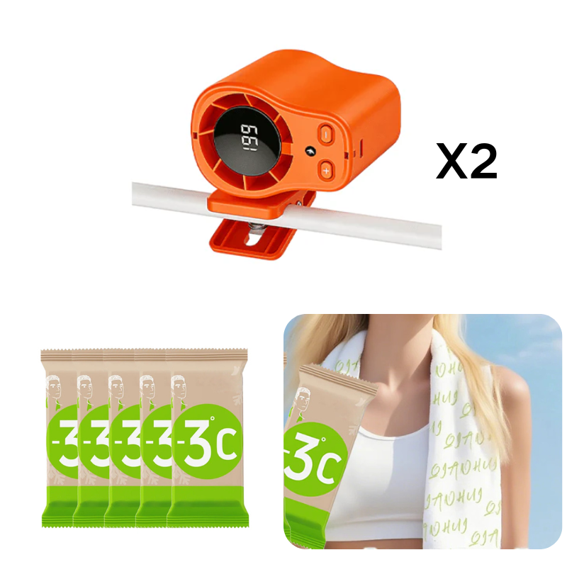 🌀🌬️ PROMO FLASH 50% ! Ventilateur Personnel USB Mains Libres – Fixation Grille Aération Voiture ou Bureau, Écran LED, Silencieux (<36dB), Batterie 2000/4000mAh, 3 Couleurs 🚗