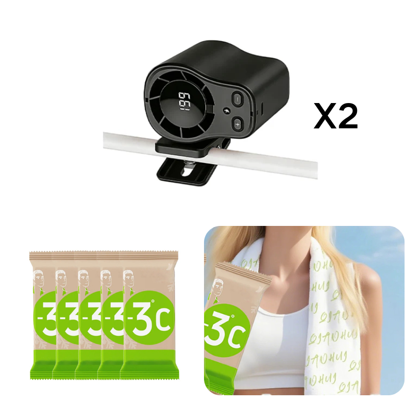🌀🌬️ PROMO FLASH 50% ! Ventilateur Personnel USB Mains Libres – Fixation Grille Aération Voiture ou Bureau, Écran LED, Silencieux (<36dB), Batterie 2000/4000mAh, 3 Couleurs 🚗