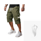 🍃 Pantalon Cargo Capri Homme – Taille à Cordon, Tissu Respirant ✨