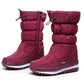 ✨Cadeau idéal - Bottes de neige de haute qualité, sans glissement et imperméables en fourrure synthétique pour les femmes👍