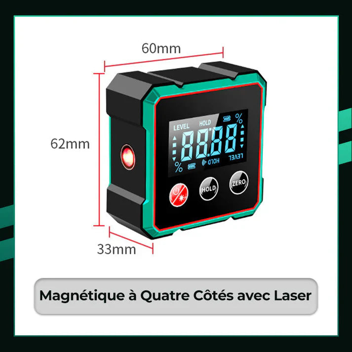 📏 50% DE RÉDUCTION! 🔦 Niveau Laser Multifonction Haute Précision – Autonivelant, Lignes Horizontales & Verticales & Idéal pour le Bricolage 🔧