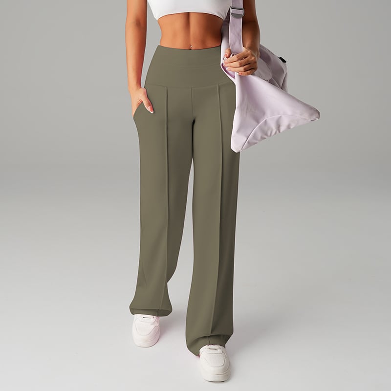 👖 50% DE RÉDUCTION ! 💃 Pantalon Droit Femme – Coupe Ample, Tissu Souple & Élégance Quotidienne ✨