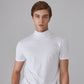 📢📢50 % de réduction !! ⏰T-shirt slim fit à col montant pour homme