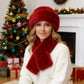 🧣 50 % DE RÉDUCTION MAINTENANT ! 🎁 Ensemble bonnet et écharpe en fourrure moelleuse – Ultra chaud, élégant et en stock limité (plus que 29 disponibles) ❄️