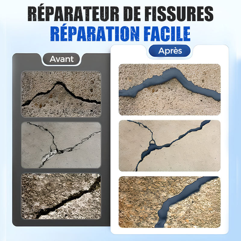 📢🆘✨Achetez 3 obtenez 2 gratuits🔥 Adhésif de Réparation pour Fissures en Béton Haute Résistance