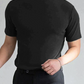 📢📢50 % de réduction !! ⏰T-shirt slim fit à col montant pour homme