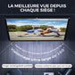 🔥 50% DE RÉDUCTION ! ✨ Écran Projection Portable Extérieur - Pliable et Réglable, Qualité 4K, Soirée Cinéma en Plein Air 🎬🌌