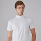 📢📢50 % de réduction !! ⏰T-shirt slim fit à col montant pour homme