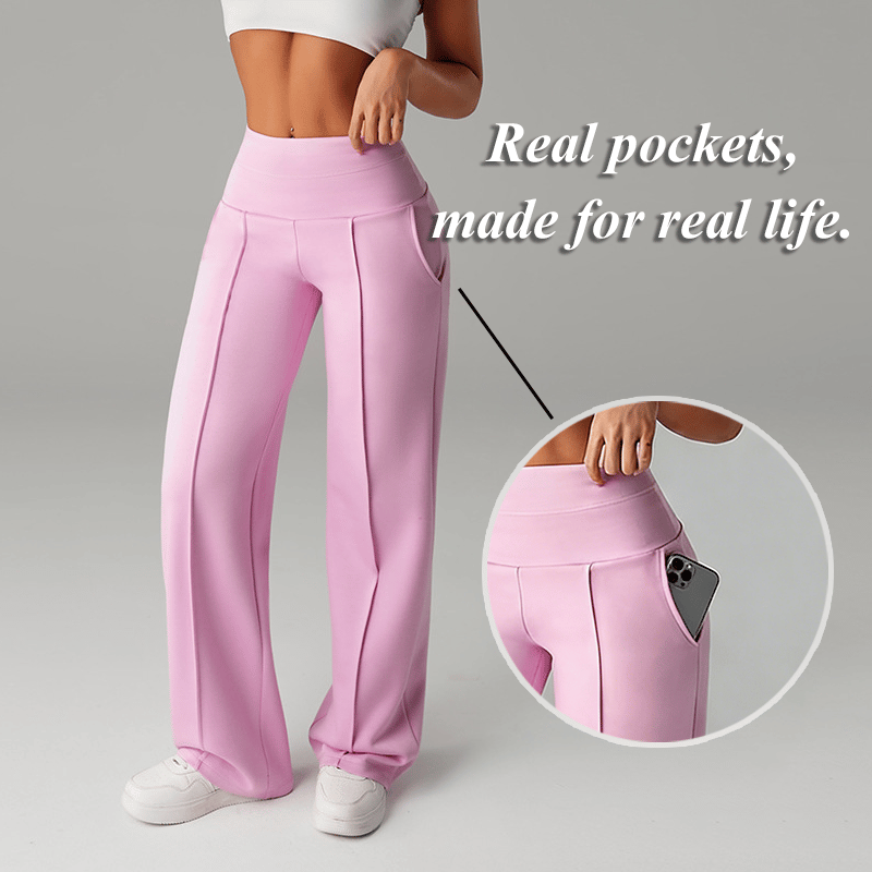 👖 50% DE RÉDUCTION ! 💃 Pantalon Droit Femme – Coupe Ample, Tissu Souple & Élégance Quotidienne ✨