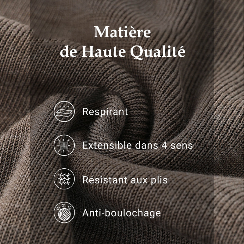 📢📢50 % de réduction !! 🥰Robes plissées à col rond pour femmes, élégantes et stylées