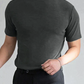 📢📢50 % de réduction !! ⏰T-shirt slim fit à col montant pour homme