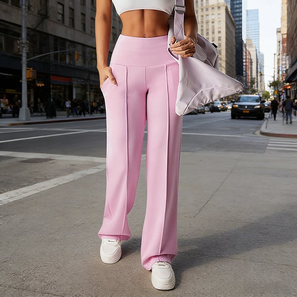 👖 50% DE RÉDUCTION ! 💃 Pantalon Droit Femme – Coupe Ample, Tissu Souple & Élégance Quotidienne ✨
