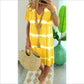 👗 50% DE RÉDUCTION 🌊 Robe-t-shirt ample à manches courtes, rayée & teinte au nœud – Coton doux, coupe décontractée – Parfaite pour un look tendance et confortable en été ou à la plage – légère et facile à accessoiriser ✨☀️