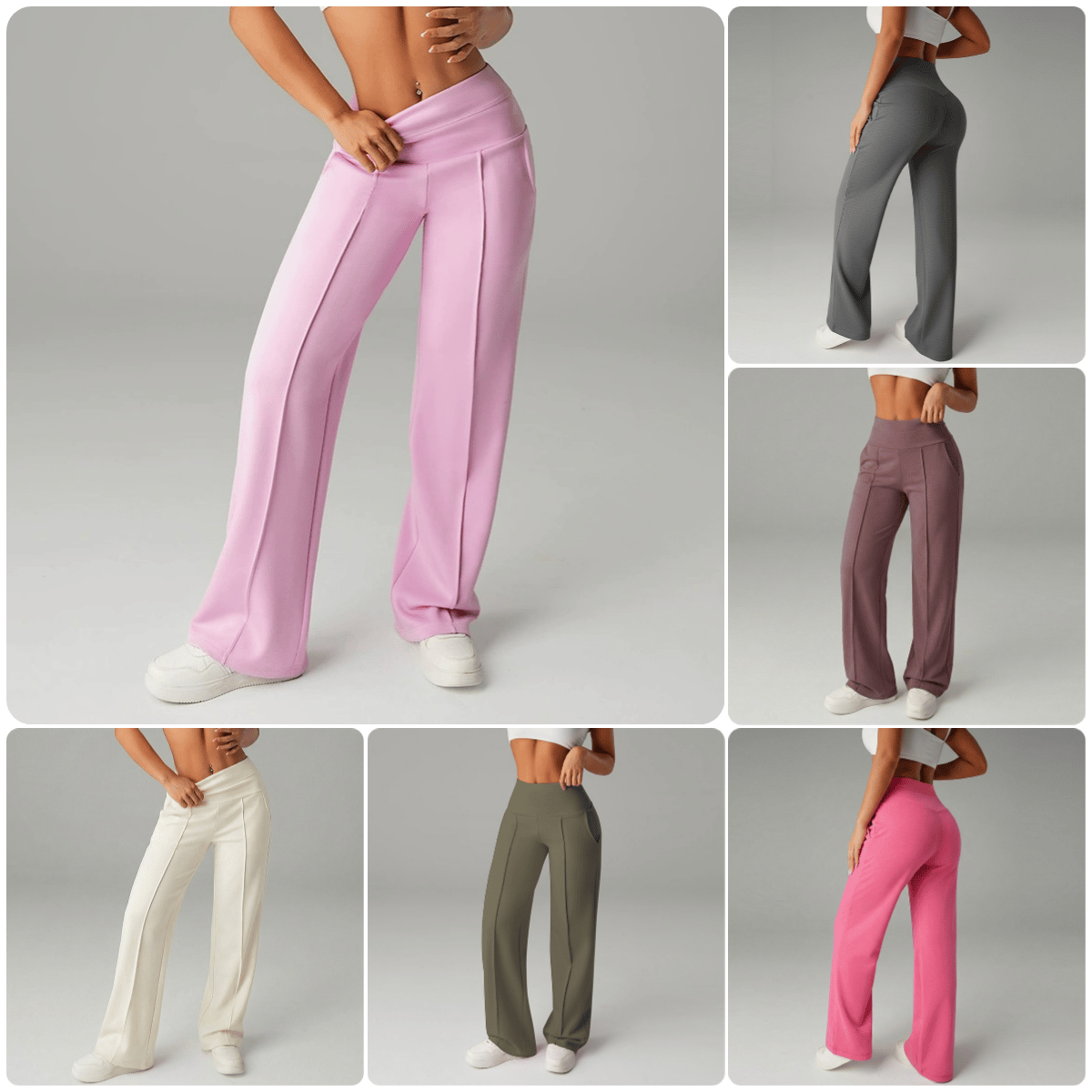 👖 50% DE RÉDUCTION ! 💃 Pantalon Droit Femme – Coupe Ample, Tissu Souple & Élégance Quotidienne ✨
