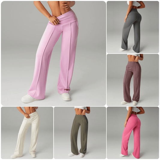 👖 50% DE RÉDUCTION ! 💃 Pantalon Droit Femme – Coupe Ample, Tissu Souple & Élégance Quotidienne ✨