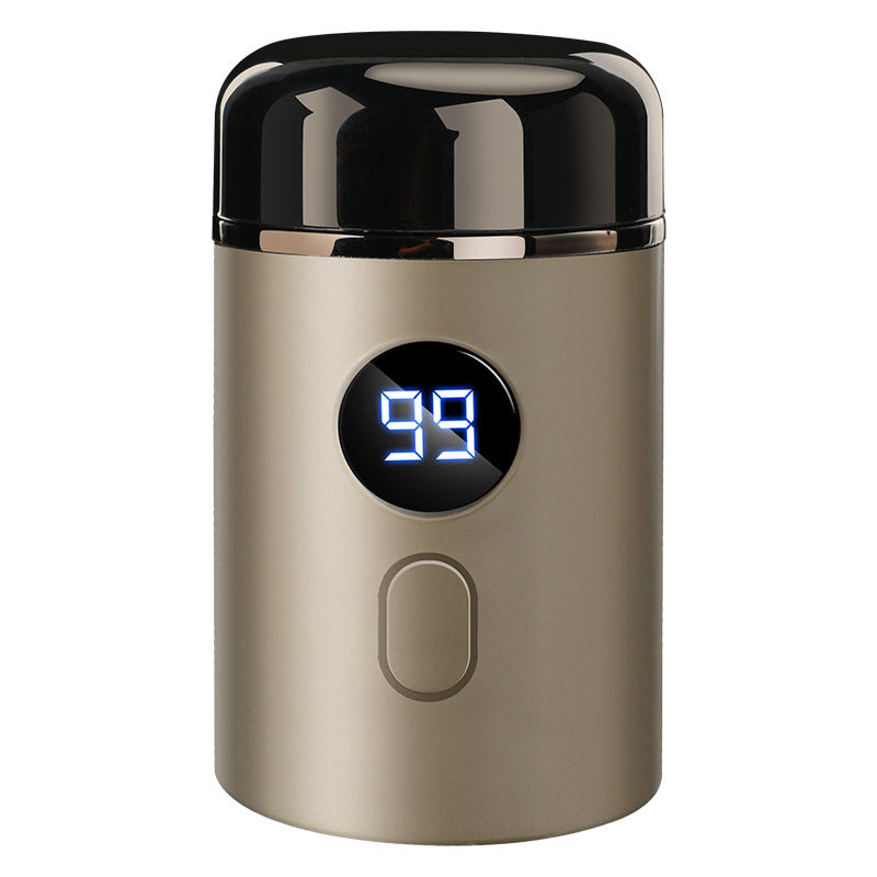 ⚡🪒 PROMO FLASH 50% ! Rasoir Électrique Mini Portable – 15 Lames Turbo Inox, 7200 tr/min, Double Anneau 3D, Usage Sec/Humide, Recharge USB, Autonomie 60min ✨