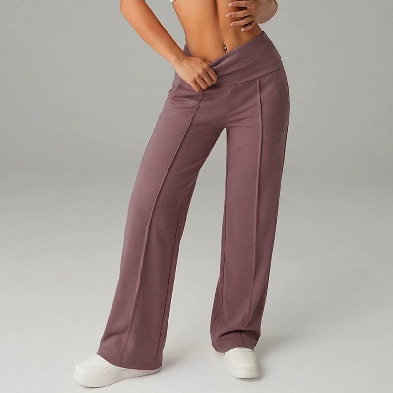 👖 50% DE RÉDUCTION ! 💃 Pantalon Droit Femme – Coupe Ample, Tissu Souple & Élégance Quotidienne ✨