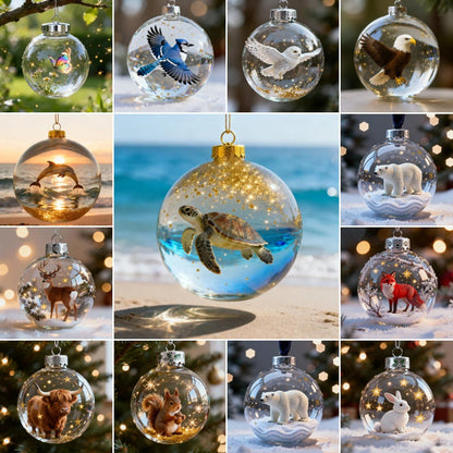 🎁 Dernier jour 49 % de réduction - Collection 2026 Wildlife Wonders Ornement en cristal