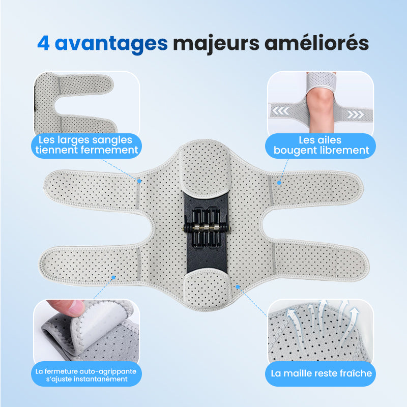 Genouillère ajustable de protection du genou pour le sport