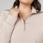 💝🔥Soldes à durée limitée - 50 % de réduction🔥🎀Ensemble lounge 2 pièces pour femme, coupe oversize, demi-zip et jambes larges