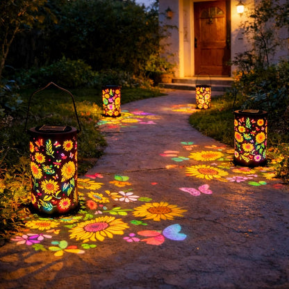 🔥OFFRE SPÉCIALE : 49 % DE RÉDUCTION🌞Lanterne solaire de jardin « Sunflower Glow » aux couleurs vives