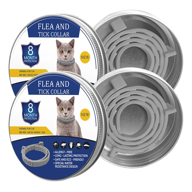 Colliers anti-puces et anti-tiques ajustables pour chiens et chats
