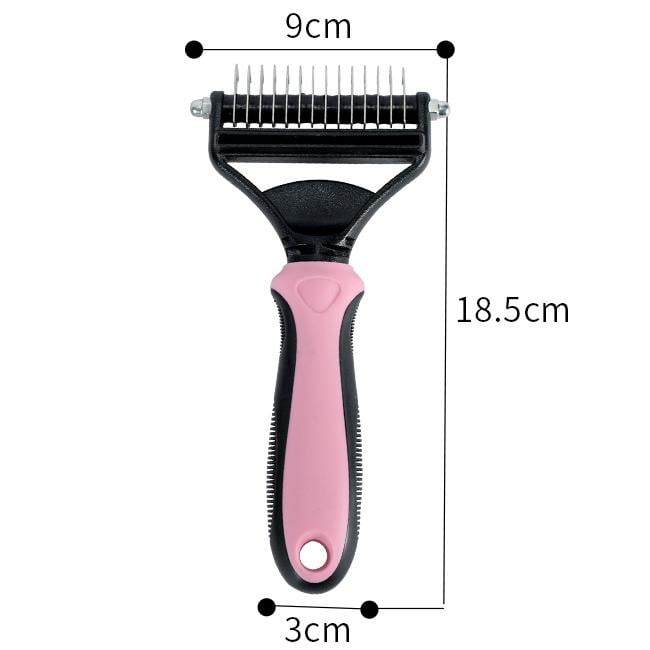 💐50% DE RÉDUCTION ! Peigne démêlage pour chiens/chats – Poils longs & courts efficace 🌀🐩【Stock Limité】