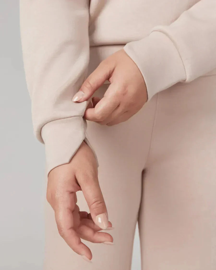 💝🔥Soldes à durée limitée - 50 % de réduction🔥🎀Ensemble lounge 2 pièces pour femme, coupe oversize, demi-zip et jambes larges