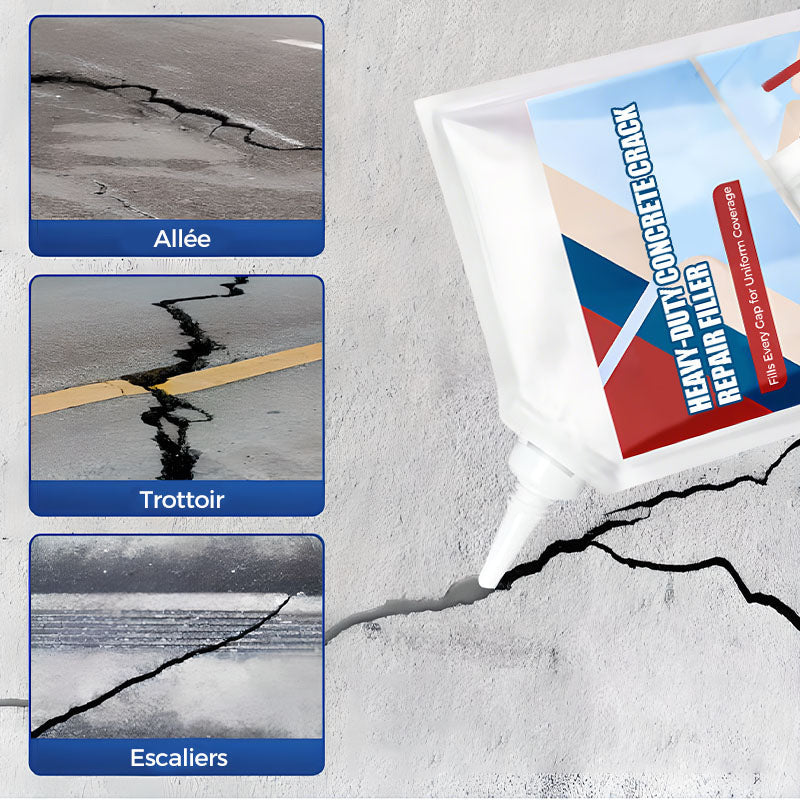 📢🆘✨Achetez 3 obtenez 2 gratuits🔥 Adhésif de Réparation pour Fissures en Béton Haute Résistance
