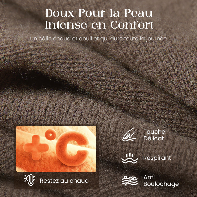 ❄️ Soldes d'hiver - 49 % de réduction 👗 Ensemble mini-robe et pull à col roulé pour femme