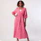 📢📢60% de réduction ! Robe Imprimée à Col en V pour Femme – Confort, Élégance & Polyvalence ✨👗