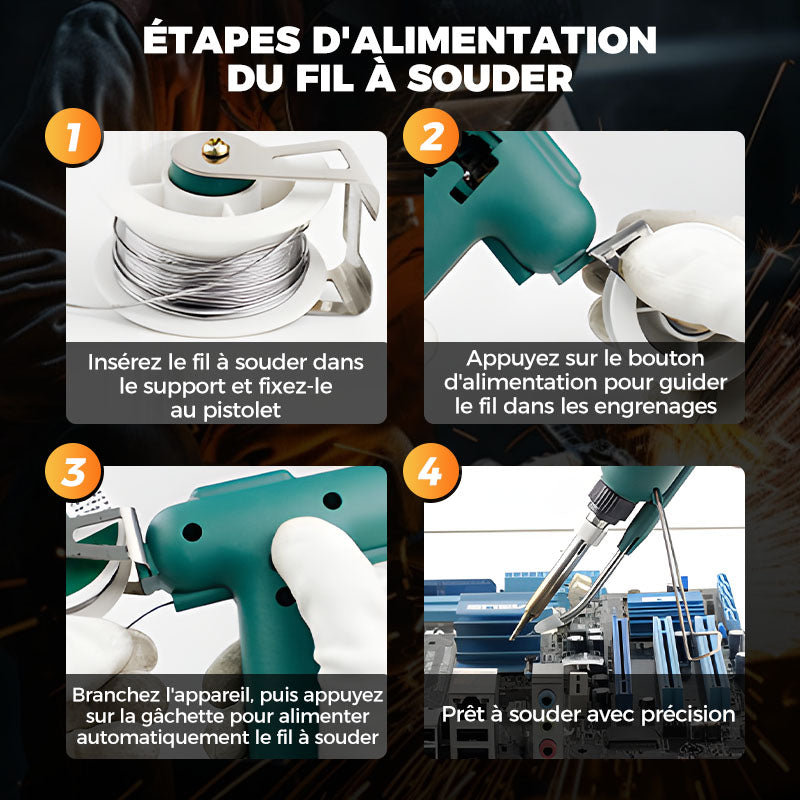 🔥2025 ventes chaudes🔥Offre à durée limitée 50% de réduction⚒️Fer à souder électrique 80 W à haut rendement