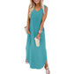 📢🌞 Subvention limitée en été-50% de réduction 🌷 Robes d'été Robe Maxi Vacances Plage Robes de soleil avec poches