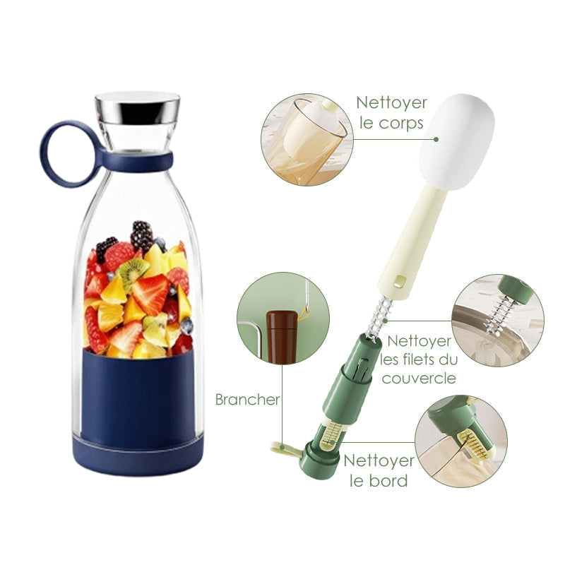 🍃Vente directe d'usine🍃 Extracteur de Jus Portable Best-Seller | 🌟 Savourez du jus frais à tout moment, partout !