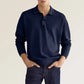 🔥Grande vente 50% DE RÉDUCTION🔥Chemise décontractée à manches longues et revers amples pour hommes