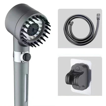 🏆Pomme de douche de luxe pour les soins de la peau et les massages - 3 modes de pulvérisation avec technologie d'économie d'eau pour une expérience de douche rajeunissante 💎🌊