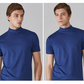📢📢50 % de réduction !! ⏰T-shirt slim fit à col montant pour homme