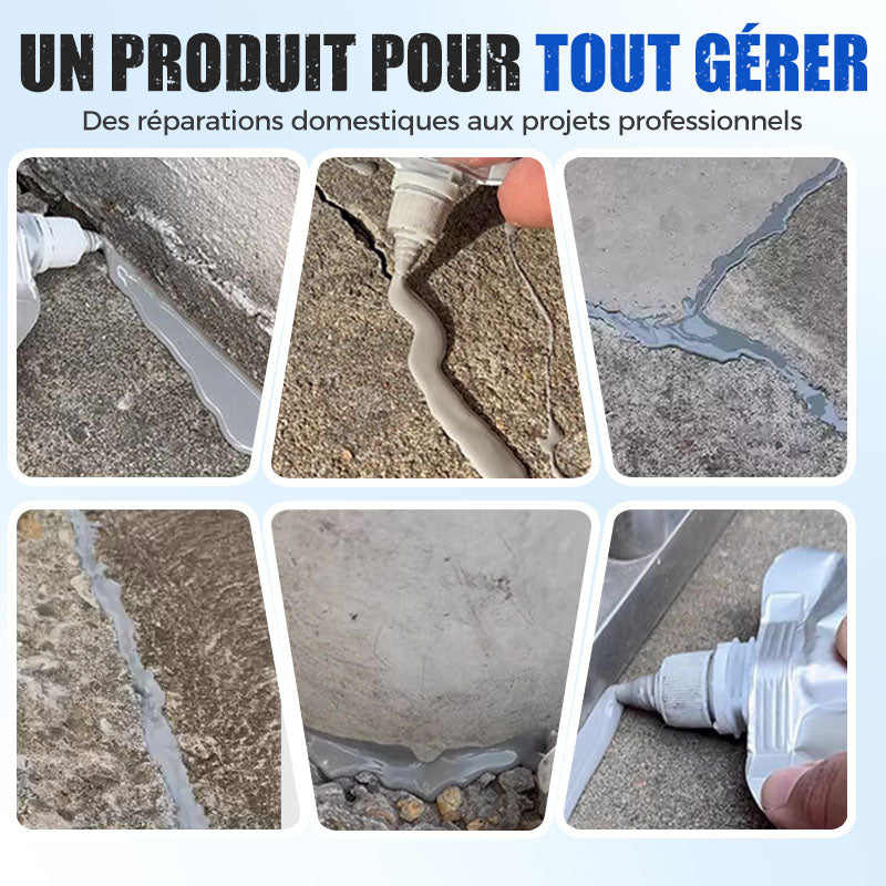 📢🆘✨Achetez 3 obtenez 2 gratuits🔥 Adhésif de Réparation pour Fissures en Béton Haute Résistance