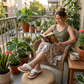 Sandales pour femmes à motif floral et soutien de la voûte plantaire