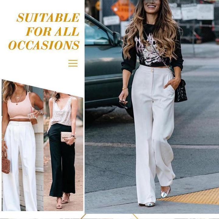 【50 % de réduction】Pantalon large décontracté pour femme💞Achetez-en 2, livraison gratuite💞