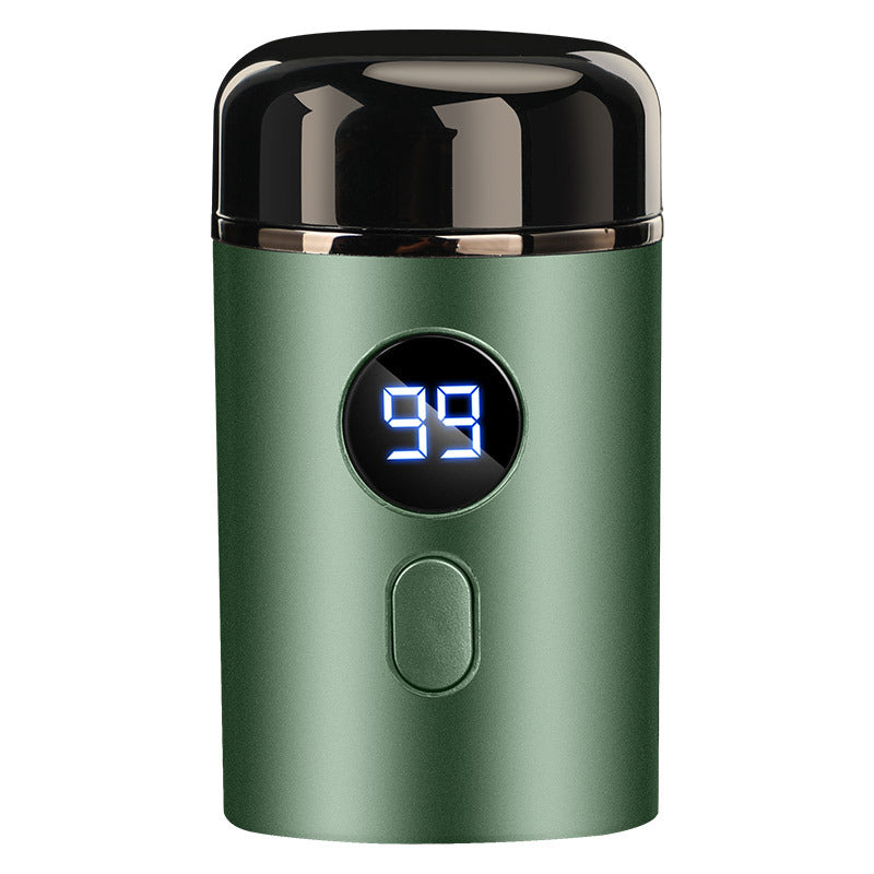 ⚡🪒 PROMO FLASH 50% ! Rasoir Électrique Mini Portable – 15 Lames Turbo Inox, 7200 tr/min, Double Anneau 3D, Usage Sec/Humide, Recharge USB, Autonomie 60min ✨
