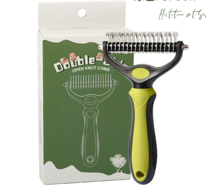💐50% DE RÉDUCTION ! Peigne démêlage pour chiens/chats – Poils longs & courts efficace 🌀🐩【Stock Limité】