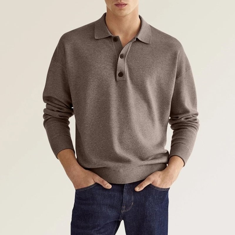 🔥Grande vente 50% DE RÉDUCTION🔥Chemise décontractée à manches longues et revers amples pour hommes