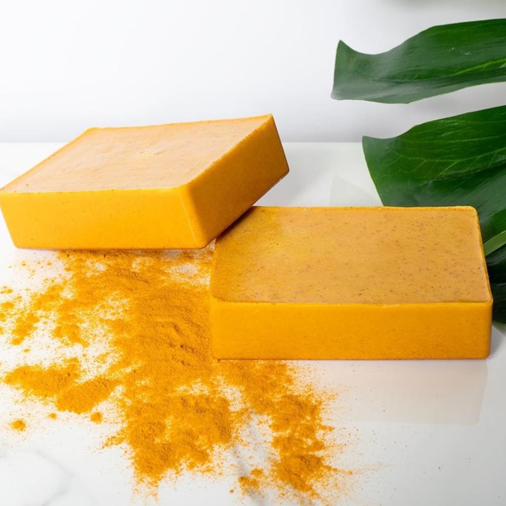 💖Savon éclaircissant pour la peau au citron, au curcuma et à l'acide kojiqu