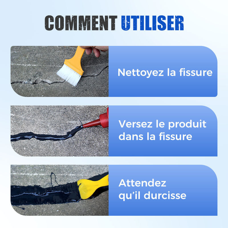 📢🆘✨Achetez 3 obtenez 2 gratuits🔥 Adhésif de Réparation pour Fissures en Béton Haute Résistance
