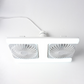 🌬️✨ Ventilateur de plafond double avec éclairage LED – design moderne et télécommande pour le salon et la chambre à coucher