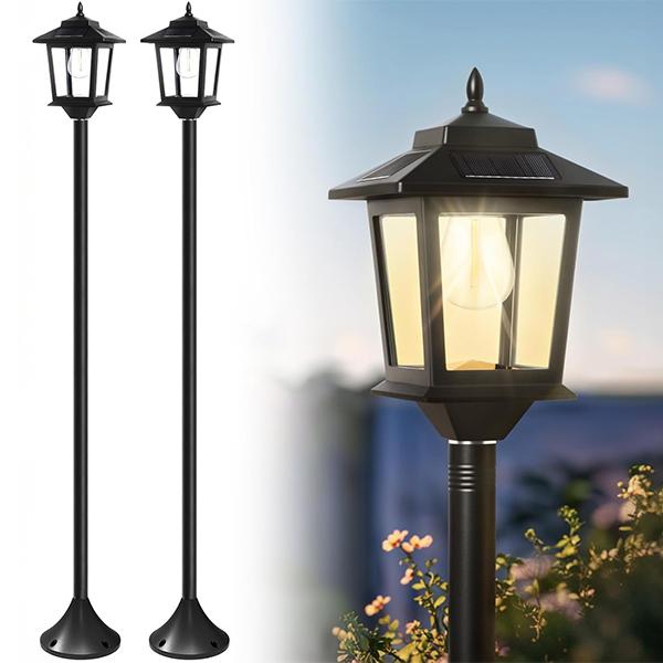 💎 50% DE RÉDUCTION ! 💎 Lampadaire Solaire Vintage Hexagonal – Éclairage d’Ambiance pour Jardin, Allée & Terrasse, Étanche & Automatique 🌙✨