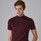 📢📢50 % de réduction !! ⏰T-shirt slim fit à col montant pour homme