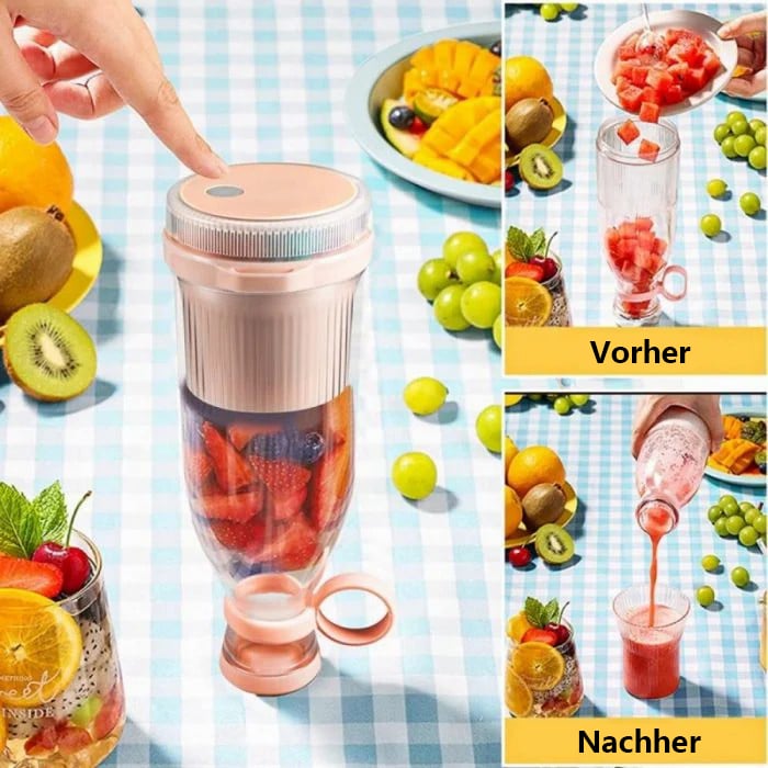 🎄 Offres Spéciales pour Noël 🎄 Extracteur de Jus Portable Best-Seller | 🌟 Savourez du jus frais à tout moment, partout !